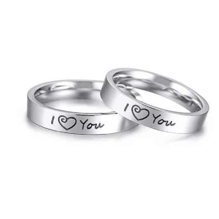 Bague i love you sale